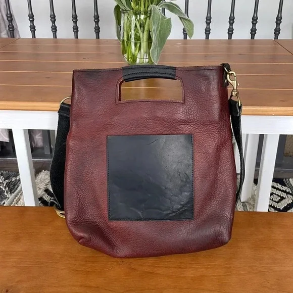 Stone Feather Road Custom Cowhide Leather Bantam Bag